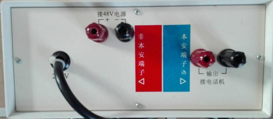 直通電話主機背面接線圖